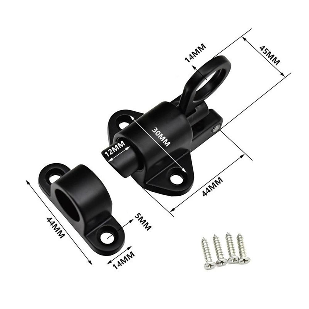 4,13*2,36*2,17\" Türriegelfeder Türschloss Schwarz/Weiß/Silber Farbe