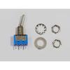 Mini Switch, ON-ON Type, 1 Circuit, 2 Contacts, 3 Pins, Blue, for Guitar/Effects/Electronic Circuits (Single Item)