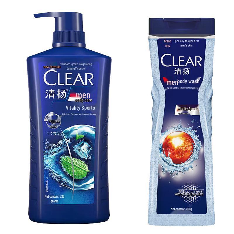 Clear Men Active Sport Mint Hair & Body Wash Set