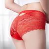 Sexy Women Hollow Out Lace Panties Seamless Underwear Comfortable Breathable Hip Lifting Briefs