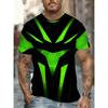 Men's Fashion 3D Printed Men's T-Shirt Round Neck Short Sleeve Trendy Street Wear