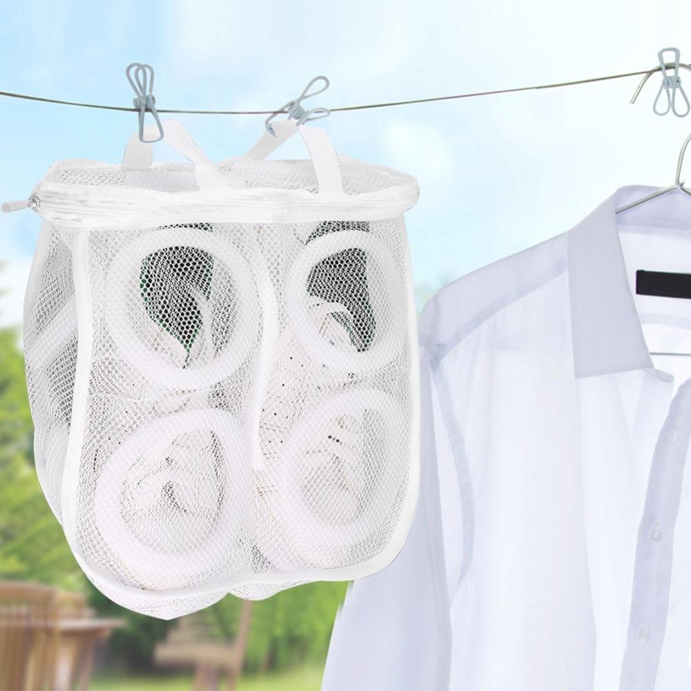 

Large Size Laundry Washing Bag Foldable Shoe Wash Bag Travel Storage Mesh Washing Bag Camping