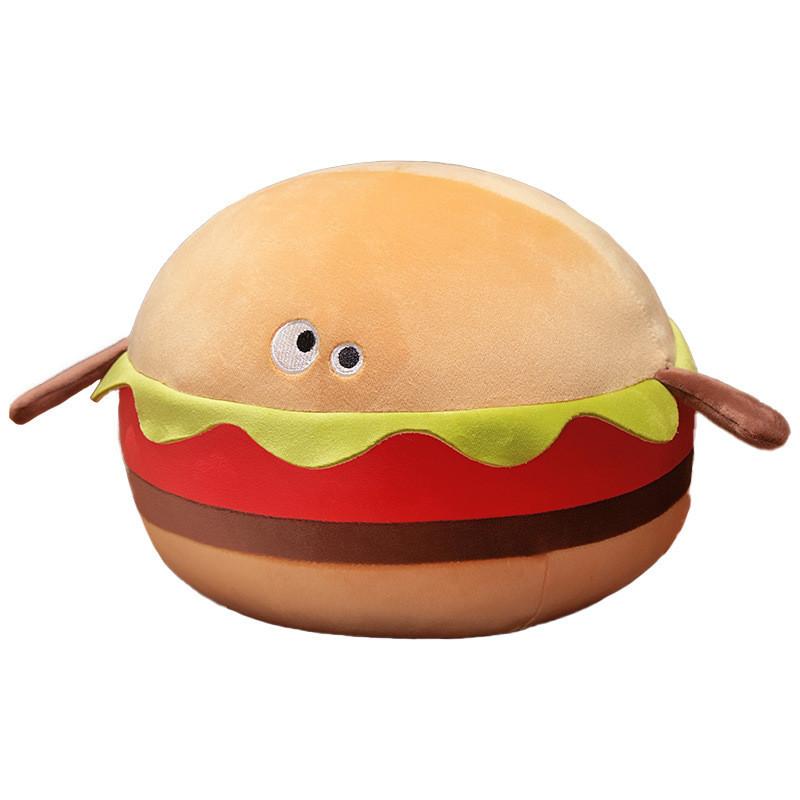 Plush Hamburger Food Plush Toy With Soft Pp Cotton For Kids And Teens