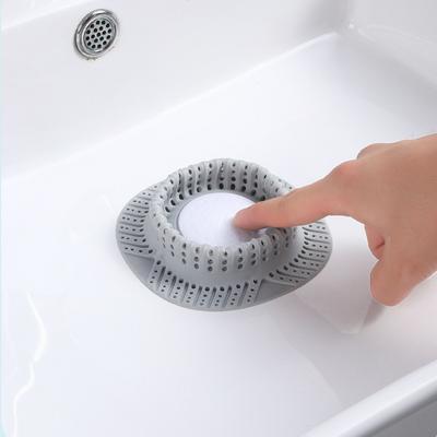 Novo protetor de ralo dobrável para ralos de banheira, coletor de cabelo para ralos pop-up e regulares de chuveiros, banheiras e pias de banheiro
