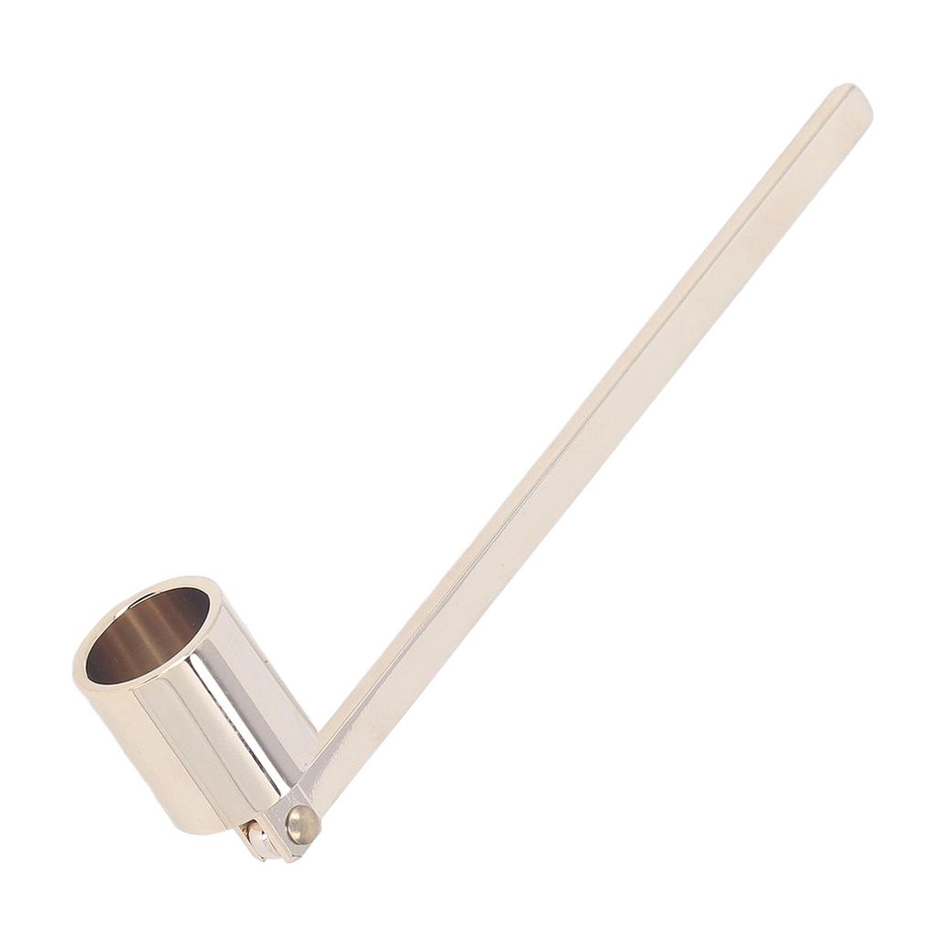 Candle Snuffer Long Handle Gold Stainless Steel Safe Wick Flame Extinguisher for Putting Out Flame