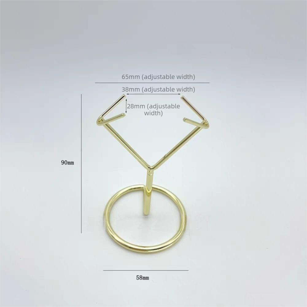 Metal Crystal Display Stand Multipurpose Crystal Holder Agate Display Shelf  Photography Props