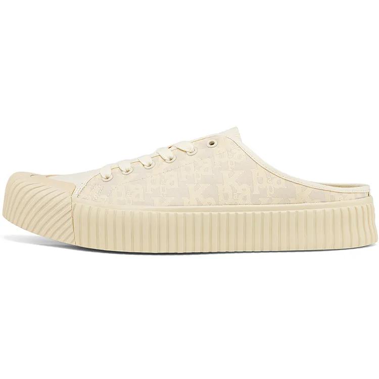 Kappa Abrasion Resistant Coverage Lightweight Low top Canvas Shoes Unisex White (Unisex) Canvas Shoes K0CX5VS10D 024