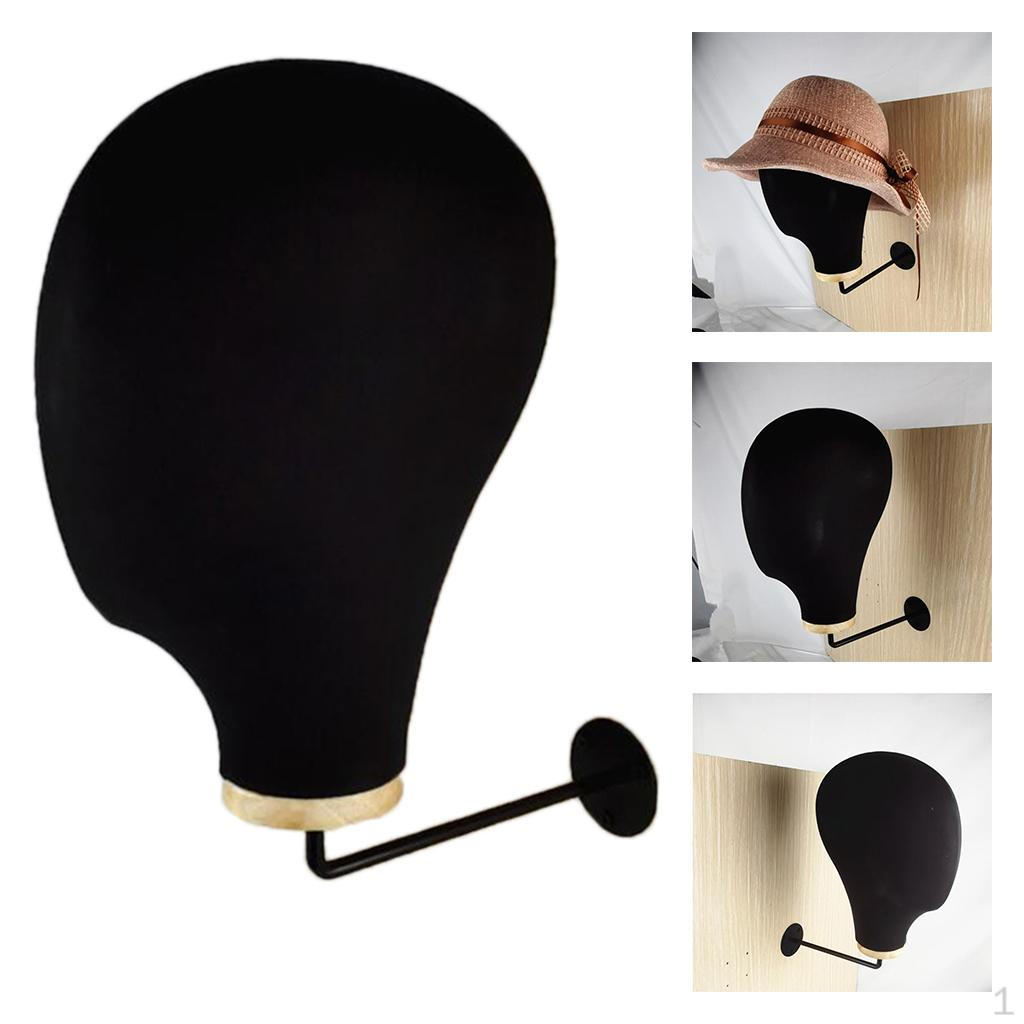 Настенный держатель-подставка для ковбойских шляп чёрный 3590₽