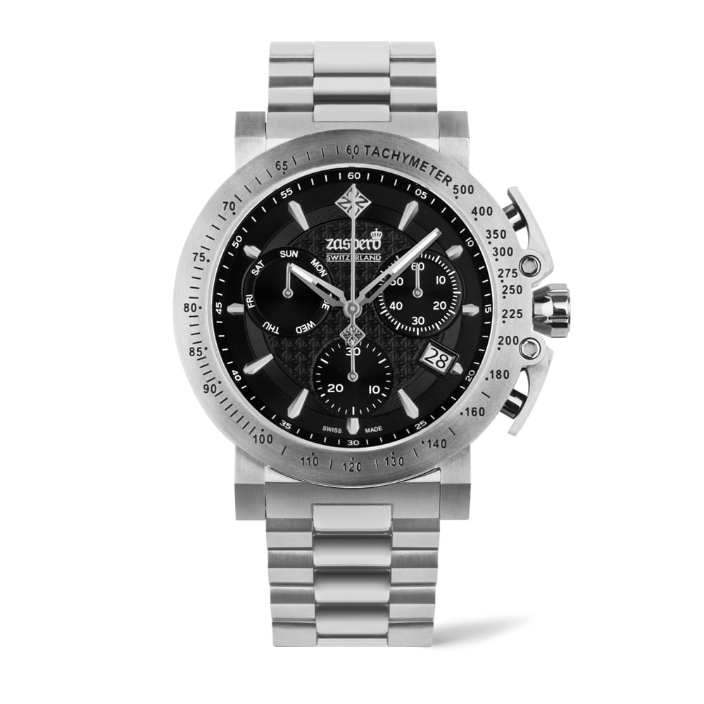 Jaseupelo Swiss Men'S Tupatore Chronograph Metal Watch Tg110-04 Diver Watch