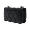 Versace Jeans Couture Wave Gestepptes Design Verstellbare Ketten-Schultertasche Damen-Schultertasche Schwarz 73VA4BL1-ZS409-899