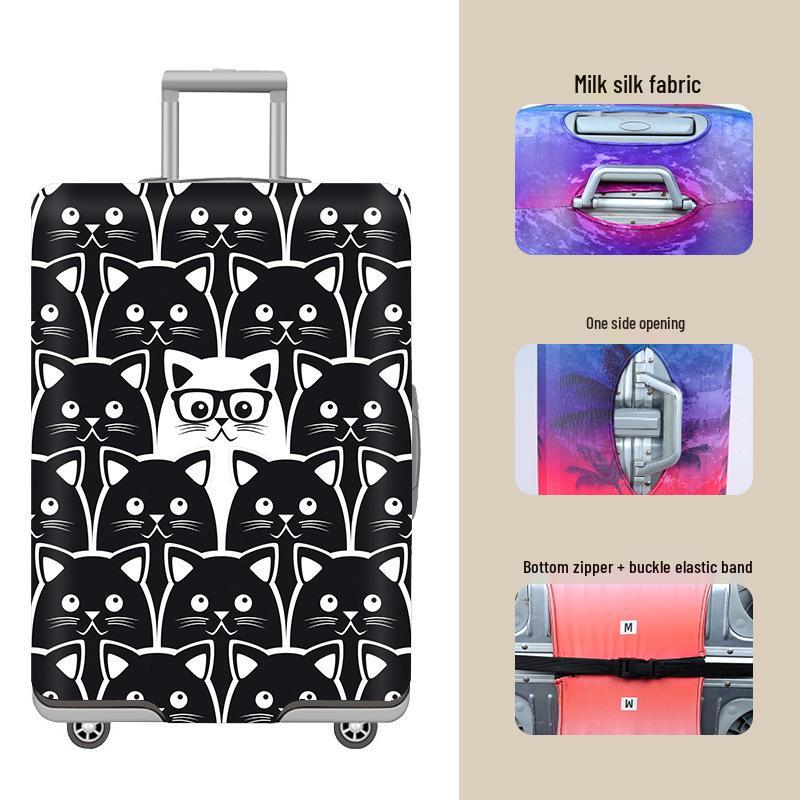 Waterproof Wear-Resistant Elastic Suitcase Protective Cover