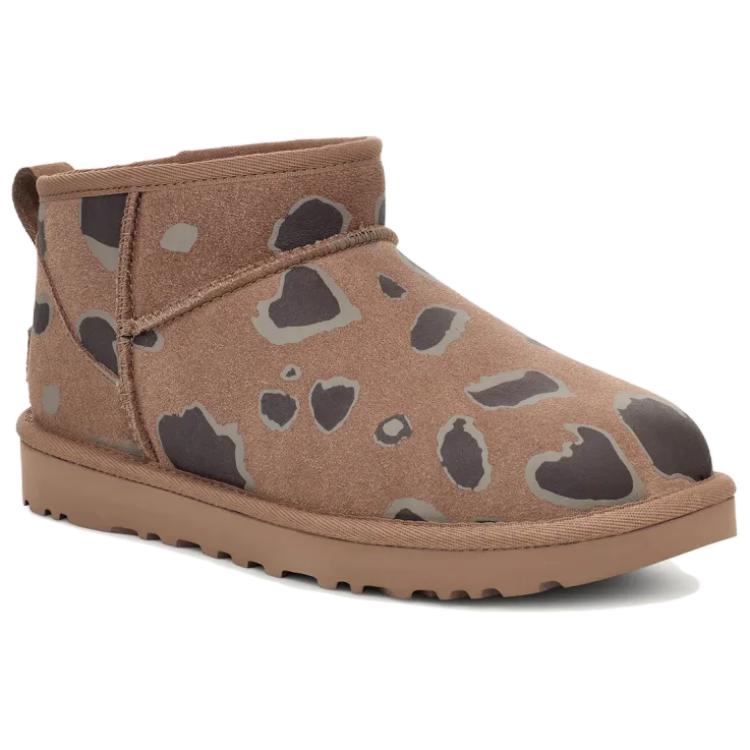 UGG Klassisk Ultra Mini Appaloosa Mote Komfortable Korte Snøstøvler Dame støvler 1166890-CRBO