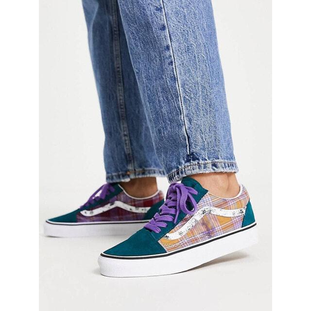 

Разноцветные кроссовки с цветными блоками Vans Old Skool
