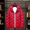 Padded men's winter velvet padded clothes winter coat hooded padded jacket men