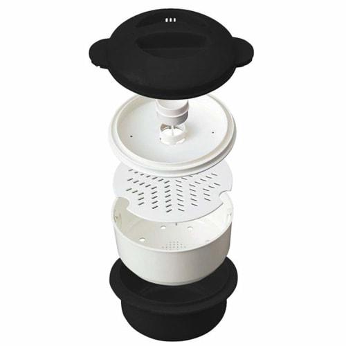 NEIGHBOR CLOWN Multi-Function Rice Cooker, 0.5-2 Cups (1 Cup In 9 Minutes, Freshly Cooked, Time-Saving Cooking), Microwave-Compatible, Versatile Cooke