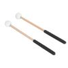 1 Pair Percussion Mallet Rubber and Maple Multifunctional Tongue Drum Mallet for Concert