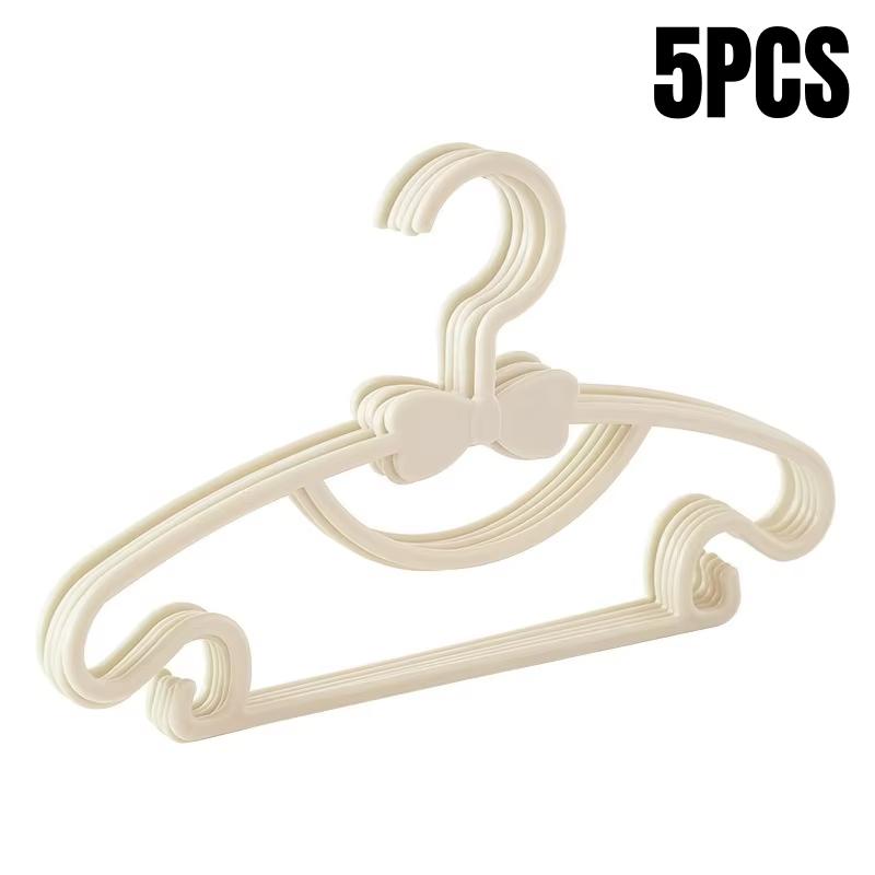 5-50pcs Baby Hangers Plastic Kids Clothes Storage Hanger Portable Cute Non-Slip Hangers Wardrobe Towel Clothing Storage Tools