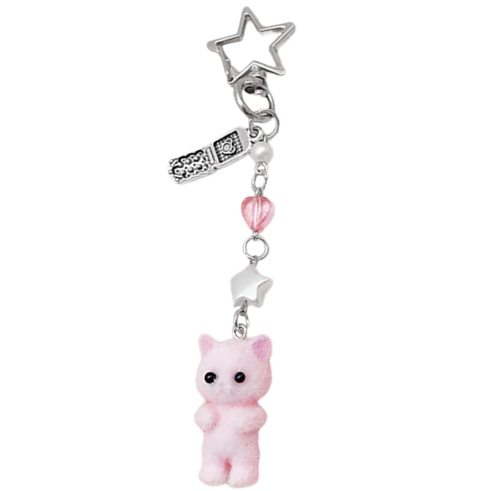 

Элегантный брелок-подвеска, модный брелок, стильная сумка, подвеска, телефон, брелок для женщин, девочек, кошелек, рюкзак, аксессуар розовый