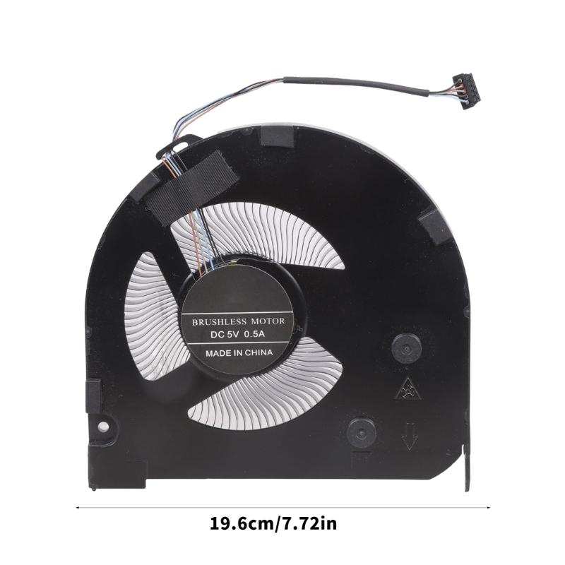 High Performances Laptop CPU Fan Metal Cooling System Low Noise Stable Operation For P15V 5V Replacement Part