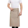 Antifouling Waiter Waist Apron Adjustable Chef Uniform Professional Half Apron  Cafe