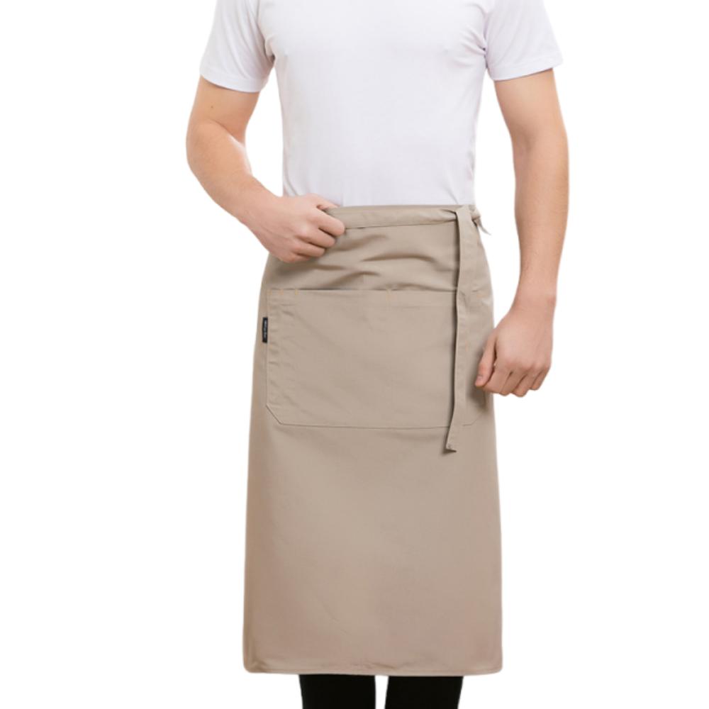 Antifouling Waiter Waist Apron Adjustable Chef Uniform Professional Half Apron Cafe