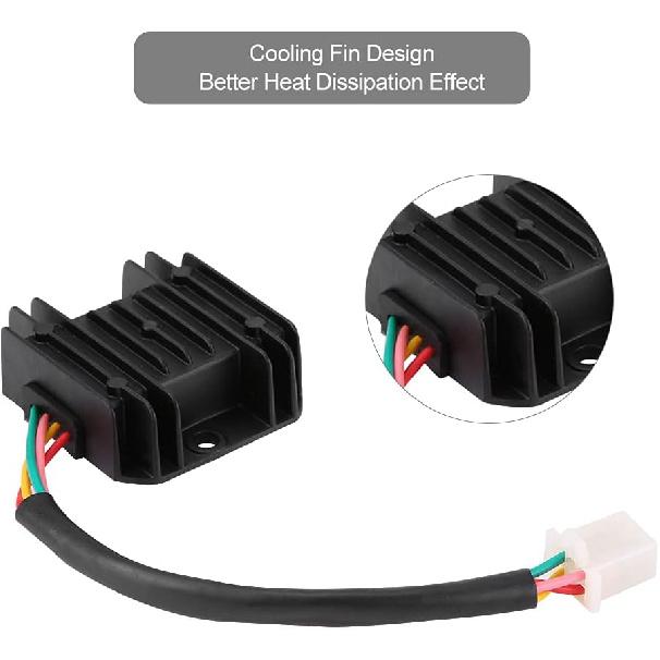 Voltage Regulator Rectifier Motorcycle Voltage Rectifier Universal For Go Kart And Boat Motors, DIY Engines
