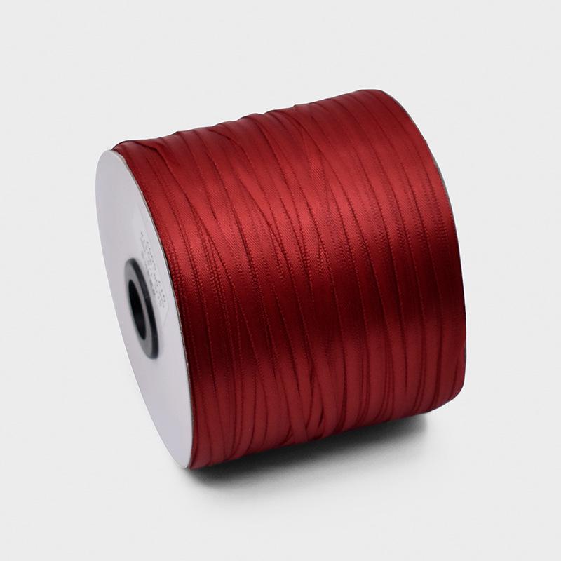 0.3cm Encrypted Polyester Satin Ribbon for Clothing and DIY Accessories