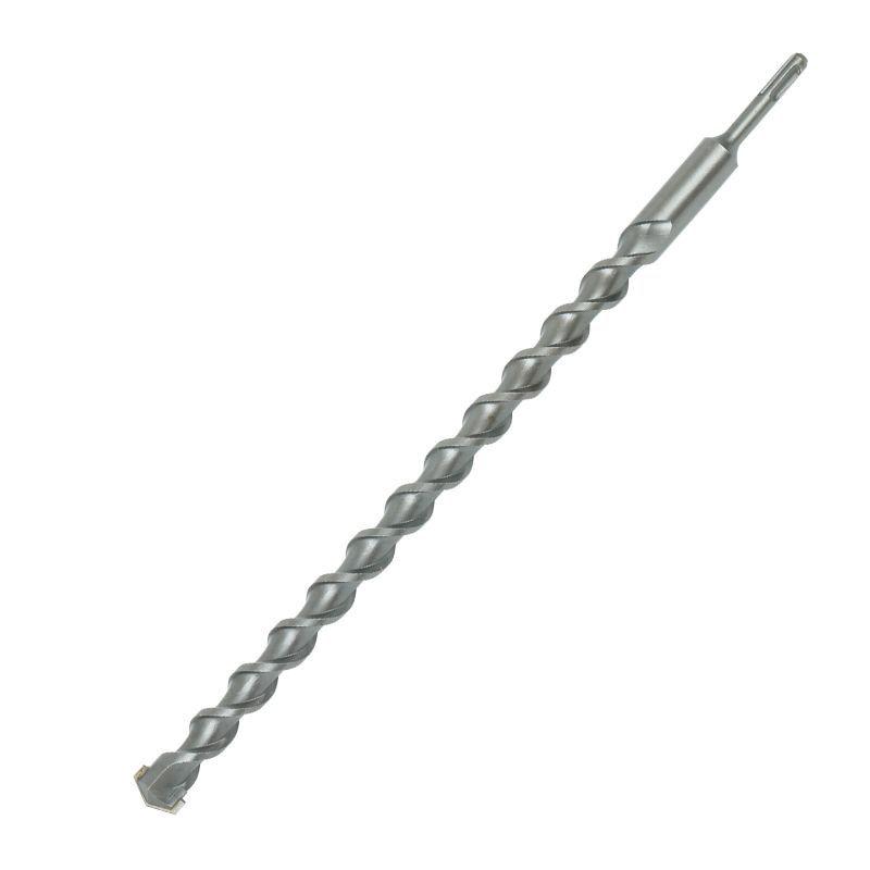 Extended Electric Hammer Drill Bit, Square & Round Shank, for Concrete Piercing - Available in 500mm to 2m Lengths