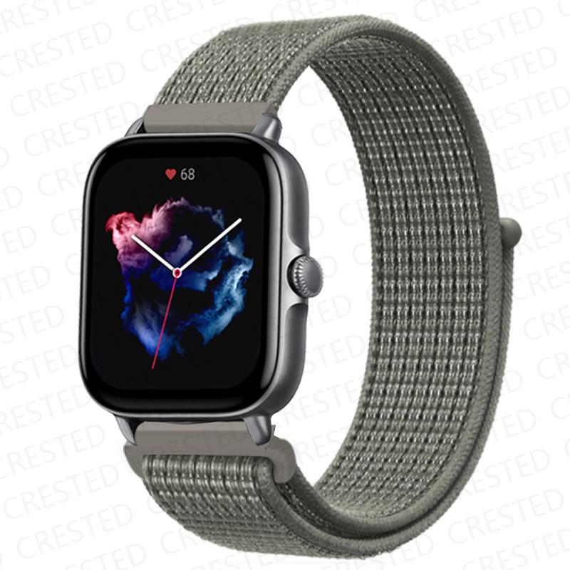 20mm 22mm Watch Band For Amazfit GTS/2/2e/4/3/mini GTR 4/2/3/Pro 47mm stratos 3 Nylon Bracelet pulseira correa Amazfit bip strap