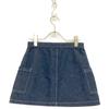 Dior Indigo Denim Mini Skirt 4SBM12SKTB Skirt 13 denimUsed