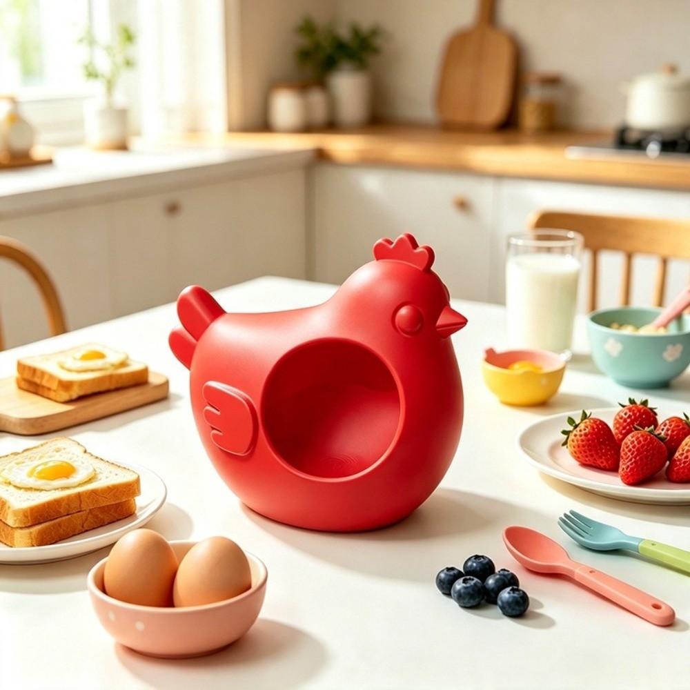 Exquisite 3D Printed Egg Box Cartoon Chick Egg Dispenser Tabletop Decoration