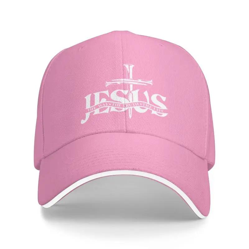 Jesus The Way The Truth The Life Baseball Cap Unisex Women Custom Adjustable Unisex Religion Cross Christian Faith Dad Hat Outdoor