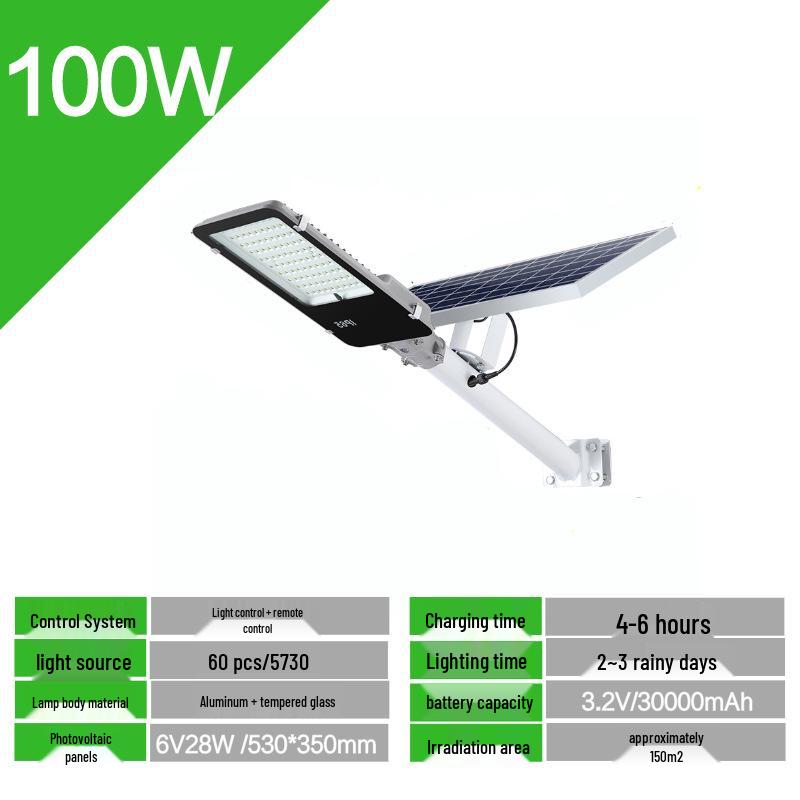 Golden Bean LED Solar Street Light for Garden and Courtyard