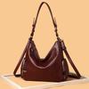 Fashionable Faux Leather Shoulder Bag,women's Large Capacity Handbag,retro Shoulder Bag,multi Pocket Crossbody Bag Suitable for Daily Use and Shopping