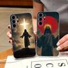 Jesus Christus Handyhülle für Samsung S25,S24,S21,S22,S23,S30,Ultra,S20,Plus,Fe,Note,10,9,5G Transparente Hülle