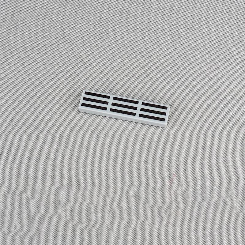 

MOC 10PCS Part Printed 2431 2431pb Black Grid Line Pattern Building Blocks Set House Castle Particle Toy Children Birthday Gifts