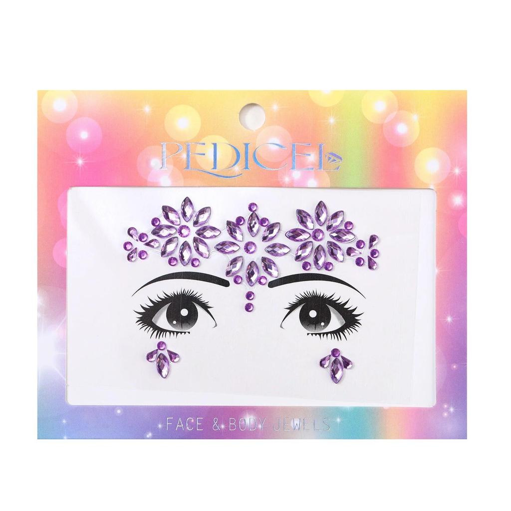 Colourful Kids Makeup Face Stickers Crystal Diamonds Gemstones Girls Women Holiday Glitter Party Self Adhesive Eye Face Tattoos