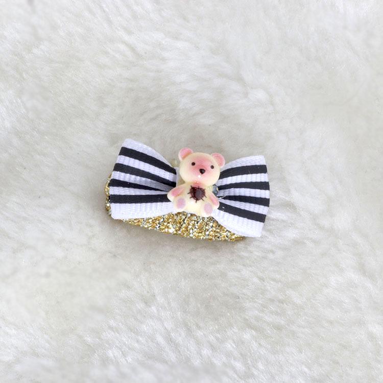 Yorkshire Terrier & Maltese Bow Hair Clip, Ideal for Dogs & Cats.