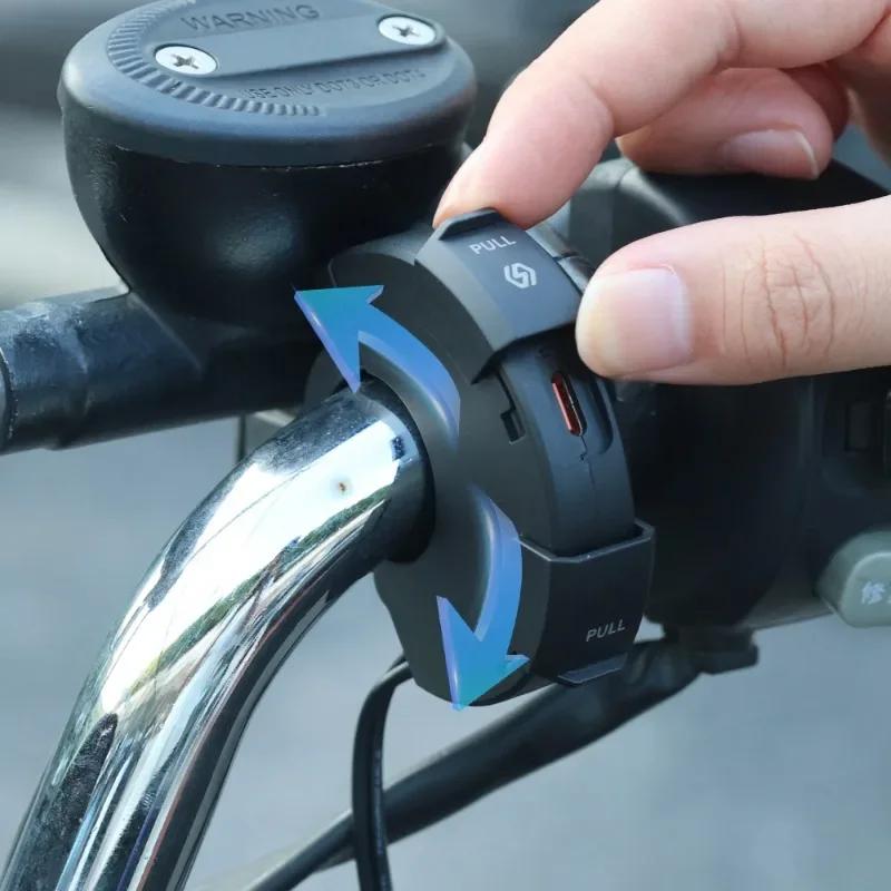 Motorcycle Charger QC 3.0 USB Fast Charging Type-C USB Dual Port Phone Charger Waterproof Socket 12-24V Moto Bike Chargers Plug