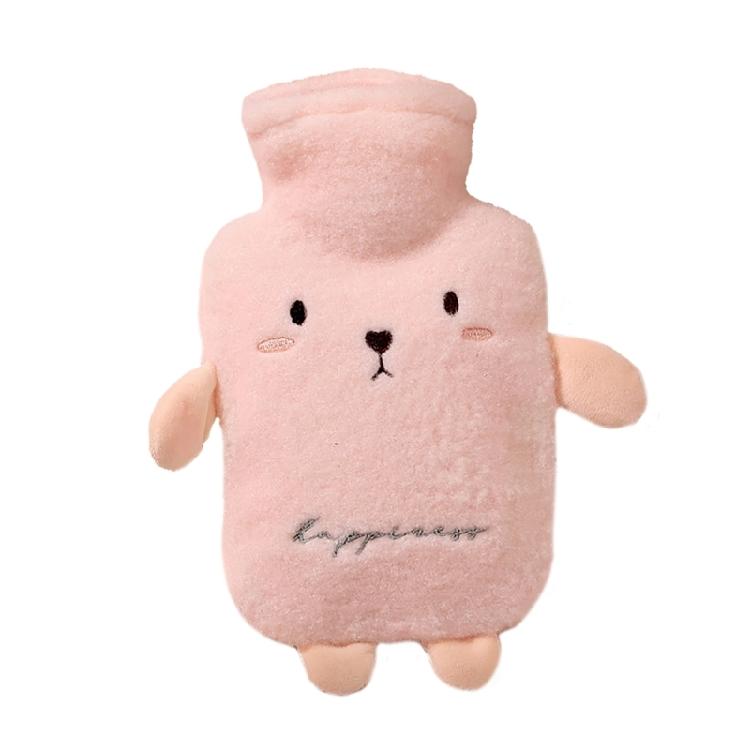 1000ML Hand Warmers Heat Pack Hot Water Bottles Cute Animal Reusable Hot Water Bag Handwarmer for Pains Relief Women