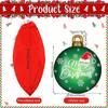 Giant Inflatable Christmas Decorated Ball - Inflatable Yard Decorations with Cute Pattern,  Durable and Reusable, Christmas Yard Decorations,