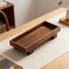 Japanese Style Gongfu Tea Tray Wooden Storage Tray Decorate Tray Dessert Pallet  Kitchen