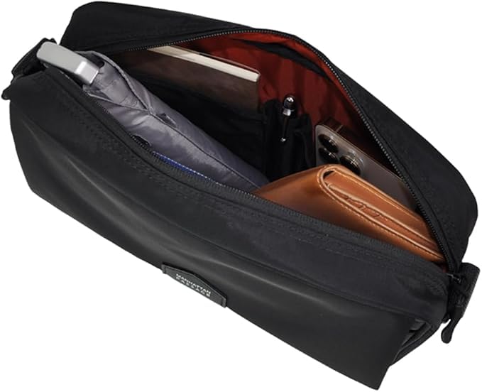 5608cha flap shoulder unisex [Manhattan Passage] (Charcoal) A5-compatible bag,