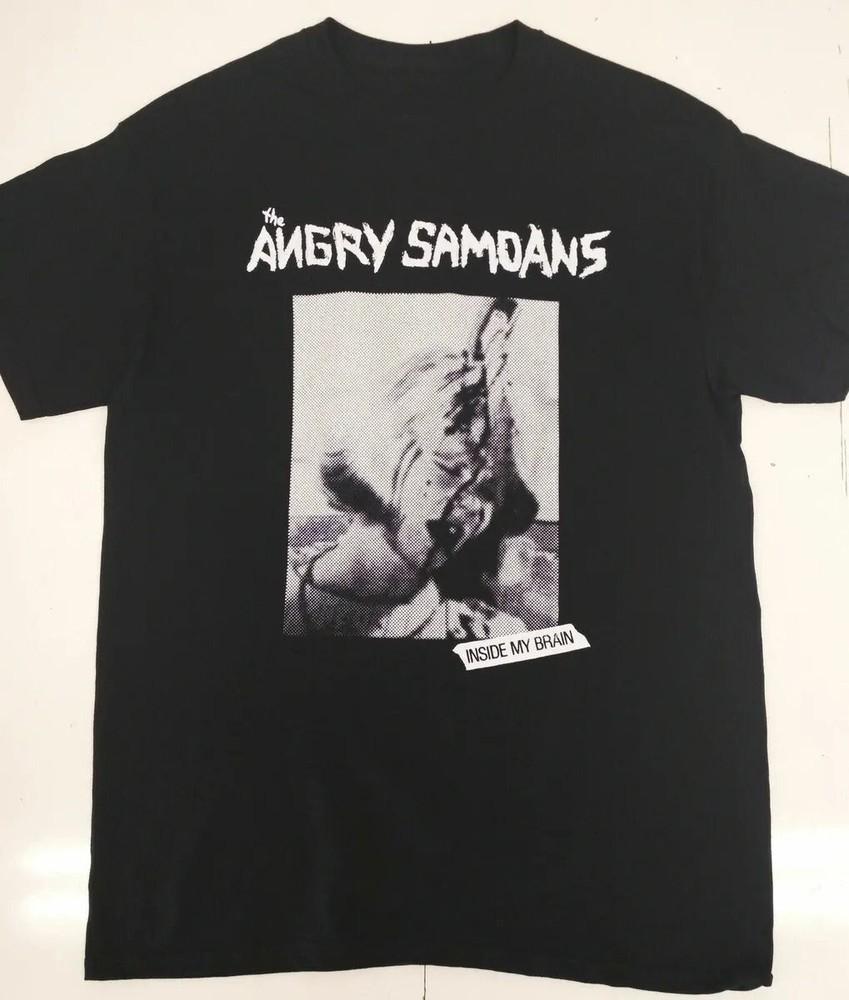 Vtg Angry Samoans Band For Fans Heavy Cotton Black Full Size Shirt AD193 Unisex T-Shirt L