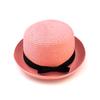 Parent-child Bowknot Children Breathable Hat Straw Hat Kids Hat Boy Girls Cap Summer Outdoor Beach Sunhat Suit Panamanian style