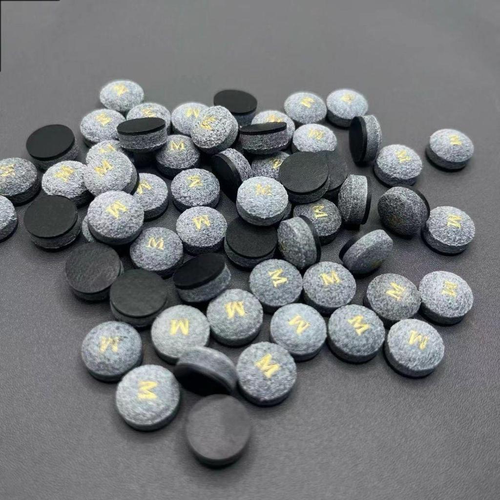 11mm Single Layer Cowhide Leather Snooker Cue Tip for Chinese Shaft
