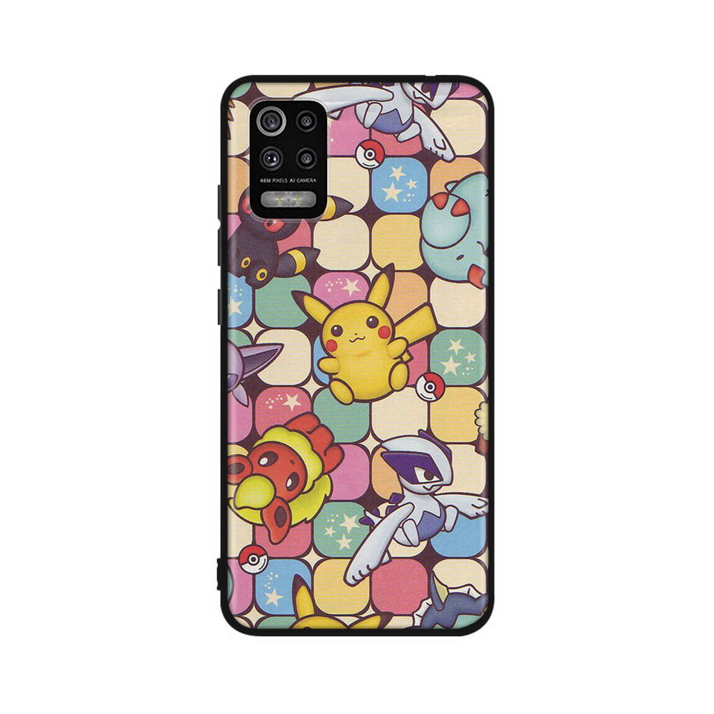 CT54 Cute Pokemon Case for Samsung A04 A14 A23 A34 A54 M23 M33 M52 M53 Realme 10 9 C30S C35 C55 VIVO Y02S Y21 Y33S Y51 X80 Pro Clear Cover