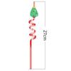 Spiral Christmas Plastic Straw Food Grade Christmas Party Decor Christmas Cartoon Straw  Children