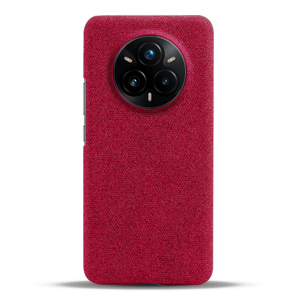 Pro Realme 14 Pro+ 5G Pouzdro na telefon Látková textura Ochranný PC zadní kryt proti poškrábání