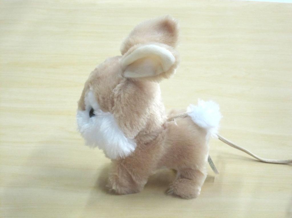 IWAYA Remote Controlled Walking Hopping ST Mark Ages 3 and Plush Toy Toy, Loppy, Certified, Up, Battery-Operated